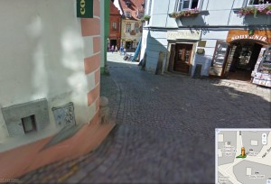 Český Krumlov v Google Street View