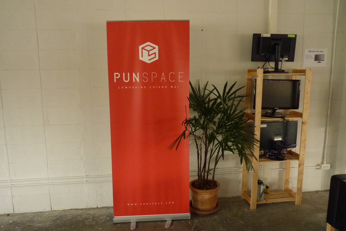 Tady si můžete půjčit monitor - coworking Punspace